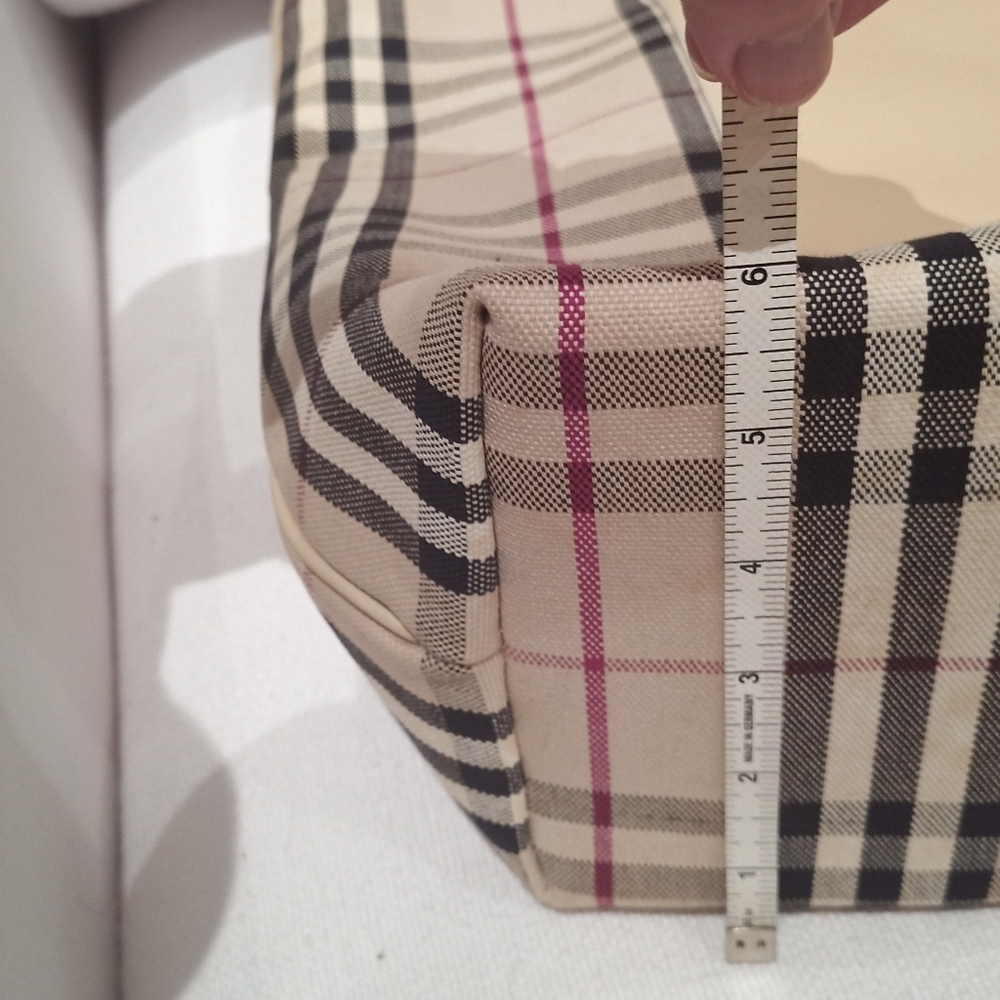 Fab! Rare NWT LARGE Burberry Novacheck Canvas & Leather Tote (Vintage Deadstock) - Picture 10 of 16